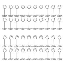 Table Number Holders 40Pcs - 3.35 Inch Place Card Holder Table Number Stands for Wedding Party Graduation Reception D