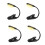 4X Book Light, Rechargeable Reading Light, 9 LED Book Light for Reading in Bed with 3 Brightness 1