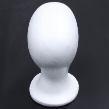 Female Foam Mannequin  Model Hat Wig Display Stand Rack white
