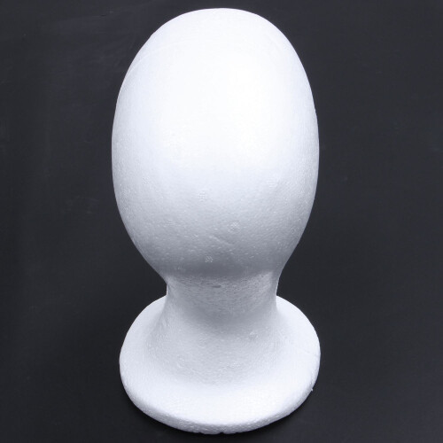 Female Foam Mannequin  Model Hat Wig Display Stand Rack white