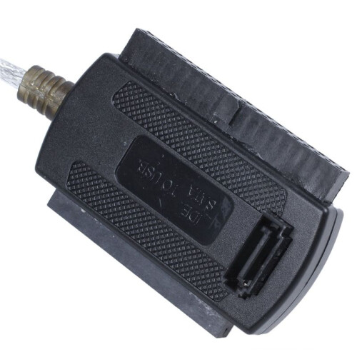 2X USB 2.03.52.5 IDE  Hard Disk Drive HDD Converter Cable Adapter Black 1
