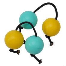 African Hand Percussion Asalato Shaker Pair 5cm Ball with Adjustable Strap for Clear Crisp Sound