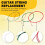 6Pcs/Set Acoustic Guitar String Replacement Steel String for Musical Instruments Electric Bass Guitar Accessory 2