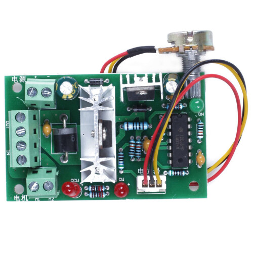 2X 12V 24V 30V 120W PWM Adjustable Volt  Motor Speed Controller CCM2 2