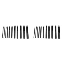 22Pcs Round Hole Punch Set for Watch Band, Leather, Gasket Belt, Fabric, Canvas Clothes, Eyelet(1-10Mm)