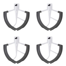 4X Flex Beater for Bowl-Lift Stand Mixer - 6 Quart Dough Mixing Paddle with Flexible Silicone Edges