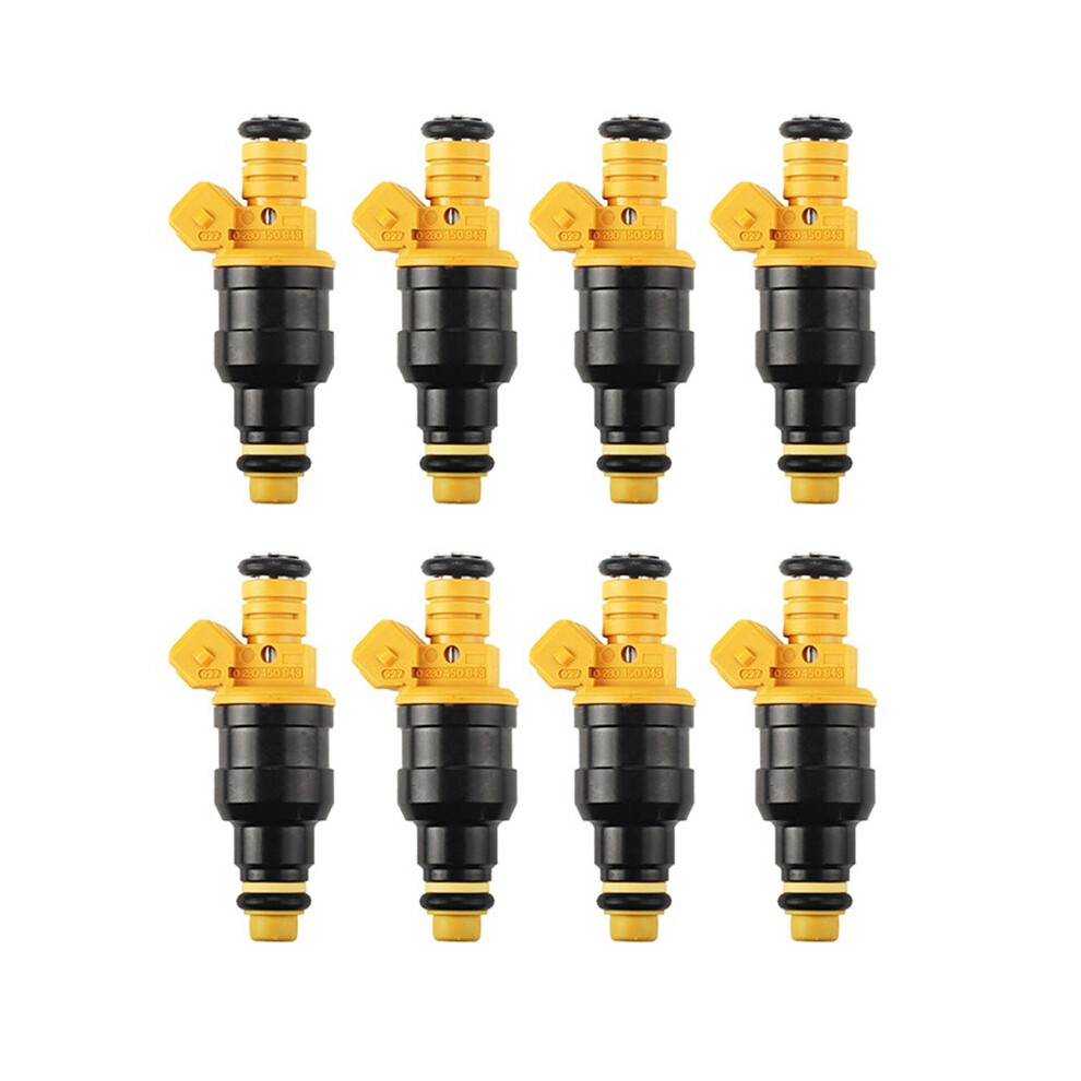 8X Flow Matched 0280150943 Fuel Injectors For 4.6 5.0 5.4 5.8 Mustang F-150 F-250 F-350 E-150 E-250 4714081862278