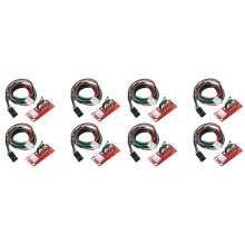 8Pcs 3D Printer Endstop Mechanical Control Panel Parts Limit RAMPS 1.4 with 3-Pin 70cm Connecting Cable