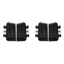2 Paire de Poignée Extérieure de Porte Arrière Gauche Droite Noire pour Compass 2007-2016 5115826AF 5115826AE 5115826AD
