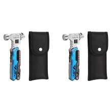 2X Multifunctional Round-Headed Hammer Folding Nail Hammer Pliers Emergency Vehicle-Mounted Combined Hammer