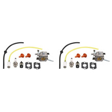 2X Replacement Parts Kit Carburetor for  FS48 FS52 FS62 FS66 FS81 FS86 FS88 FS106 Walbro WT-45 Parts