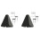 2X Anti-Rust Squirrel Baffle Foldable Hanging Squirrel Flapper Wrap Around Squirrel Proof Baffles Outdoor Garden Decor 1