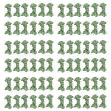 Gauze Cheesecloth Napkins Wrinkled Dinner Napkins Table Napkins Decorative Cloth Napkins (Green, 72 Packs)