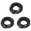 30 Collana Lacci Girocollo Caucciu' Nero 450X4mm per Donna Uomo 2