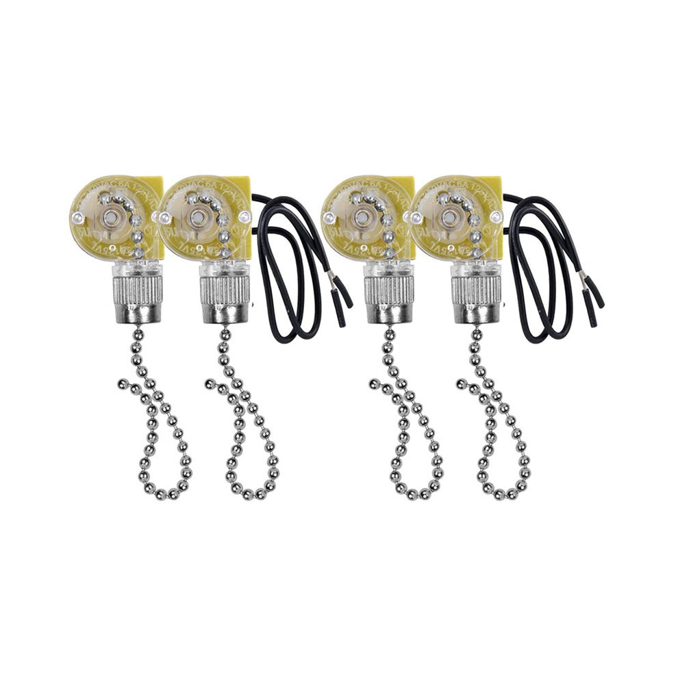 Ceiling Fan Zing Ear Ze-109 Two-Wire With Pull Cords For Ceiling Fans Lamps 4Pcs Silver Light 4714126697735