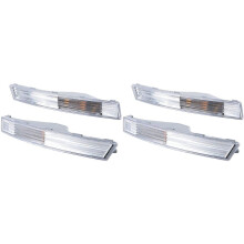 Front Bumper Side Turn Signal Indicator Light Cover Compatible for- B6 2006-2010 2 Pair