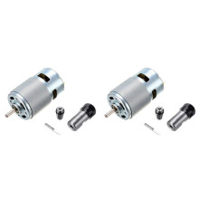 2X 775  Motor 12-36V  Bearing Spindle Motor with ER11 Extension Rod Carving Cutter for CNC Router Machine