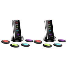 2X Kabelloser Schlüssel Finder Alarm Erinnerung Tracker Remote Finder  Aktivität Tracke für Haustier Fern Bedienung Verfolgung Tracker