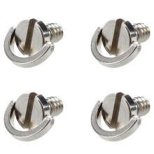 4X 1/4 Inch Screw Screw Stainless Steel Adapter for Camera Camera Suppport Tripod Shelf