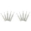 10Pcs U V Shaped Stitching Groover Skiving  Beveler Leather  Leather DIY Tool Kit 1