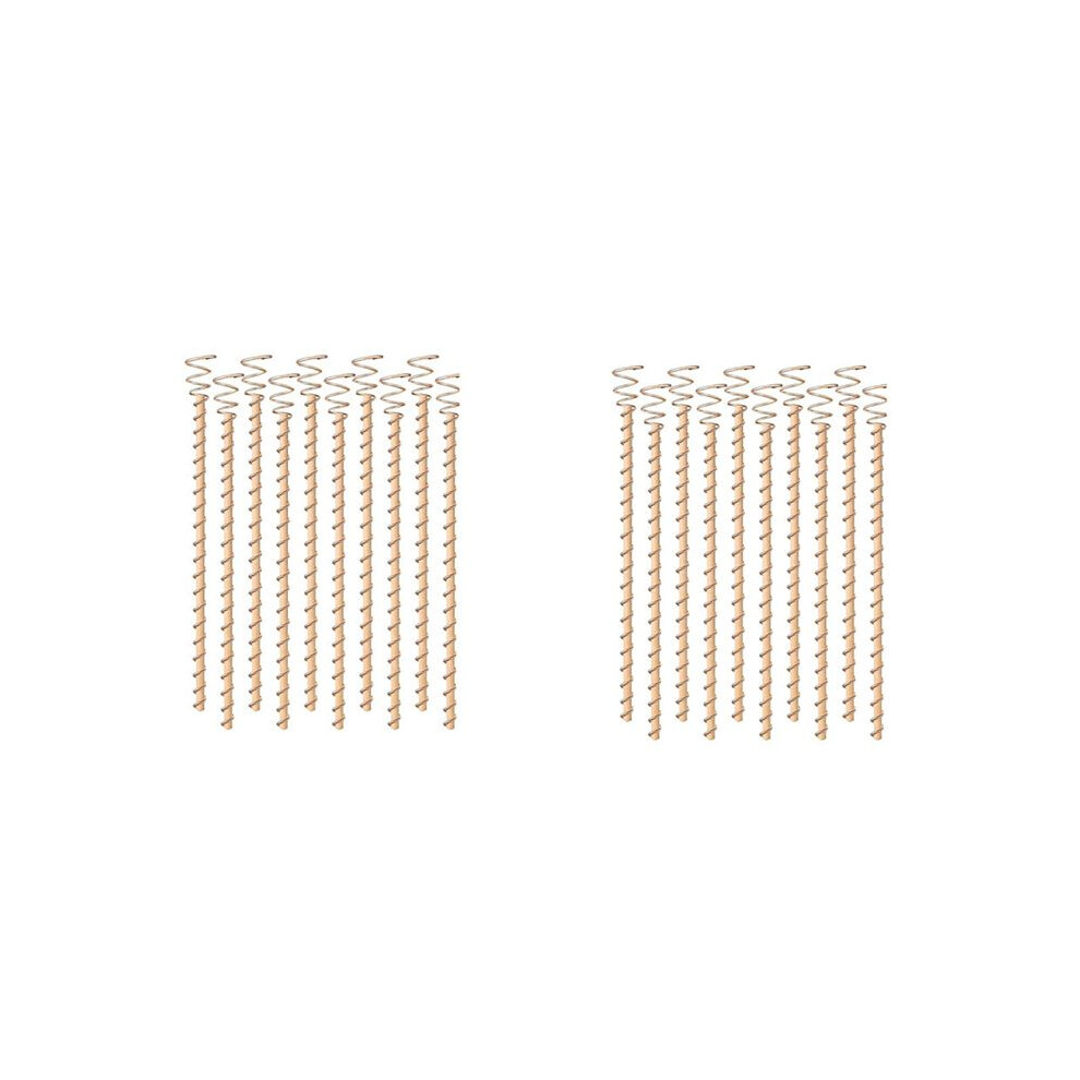 Brecantia 20Pcs Electroculture Plant Stakes,12 Inch Copper Coil Antennas Garden Stakes Electronic Planting For Vegetable Garden