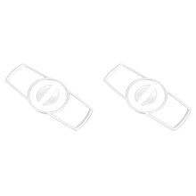 2X Car Interior Headlight Light Button Decor Frame Trim Sticker for 5 Series F10 2011-2014