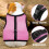 Rabbit Harness Lead Soft Harness for Rabbits Mesh Rabbit Harness Hamster Vest with Elastic Lead (L, ) 4