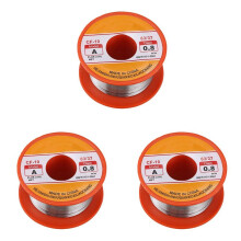 3X Tin Lead Solder Core Flux Soldering Welding Solder Wire Spool Reel 0.8mm 63/37