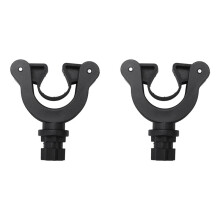 2X Clip de Soporte de Paleta Montado en Riel para Tablas de Remo y Kayaks de Pie, Montado en Riel Lateral de Cubierta - Duradero y Liviano