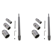 2 Set 30 40 50mm SDS Shank Carbide Tip Hole Saw Drill Bit Shaft Cutter Wall Drill Brick Stone Concrete Cement