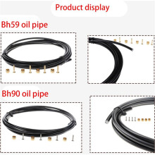 2X Fahrrad Öl Scheiben Brems Kabel Press Ring Fahrrad Hydraulischer Brems Kabel Schlauch für DEORE , BH59