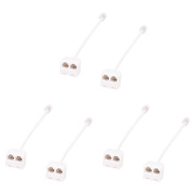 6 Stueck 6P4C RJ11 Dual-Buchse An Stecker Telefon Kabel Teiler Adapter