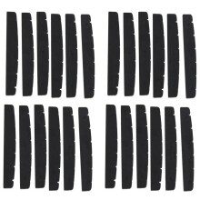 24X Schwarze 6-Saitige Gitarrenmutter 42mm X 3mm