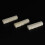 Bass Bone Bridge Saddle Y Nut para 4 String Bass Guitar Pack de 6 4