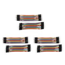 120 Pcs 10 cm Breadboard Jumpers Plug Male to Male Jumper Wires Cables