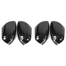 4Pcs Car Carbon Fiber Side Rearview Wing Mirror Cover for Crv 2017