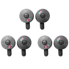 6Pcs Public Toilet Door Locking Rotating Red Green Indicator Knob Lock
