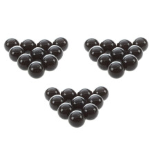 30 Pz Marmi Biglie Vetro 16mm Giocattoli Decorazione Sfere di Vetro di Knicker - Nero