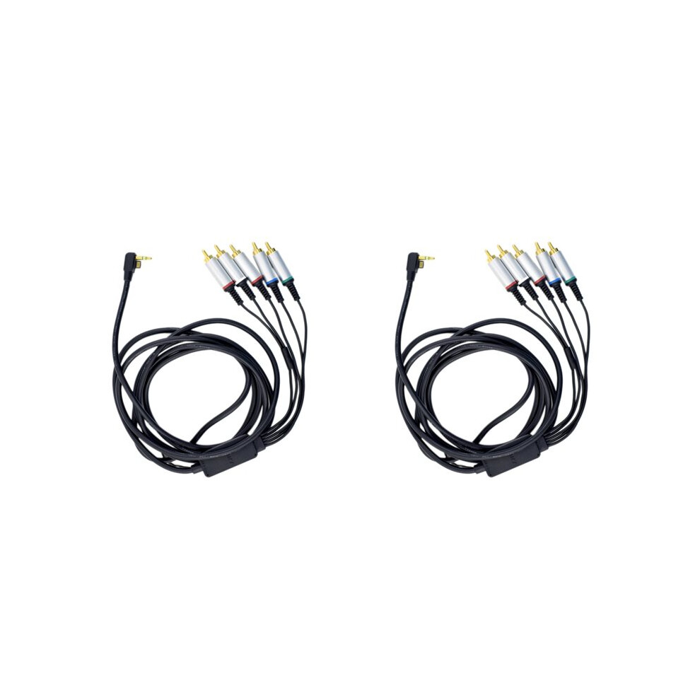 2X Rca Av Tv Video Cord Cable Cord For Psp 2000/3000 Av Cable Gold 6032404872895