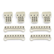8Pcs Metal Adjustable Bracket Extender for MN D90 MN-90 MN99S RC Car Upgrade Parts Accessories,B