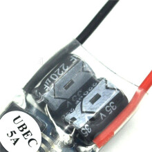 2X UBEC 5V BEC Vollabschirmender Entstörungs-Schaltregler für FPV-RC-Drohne-Empfänger-Netzteil (3A)