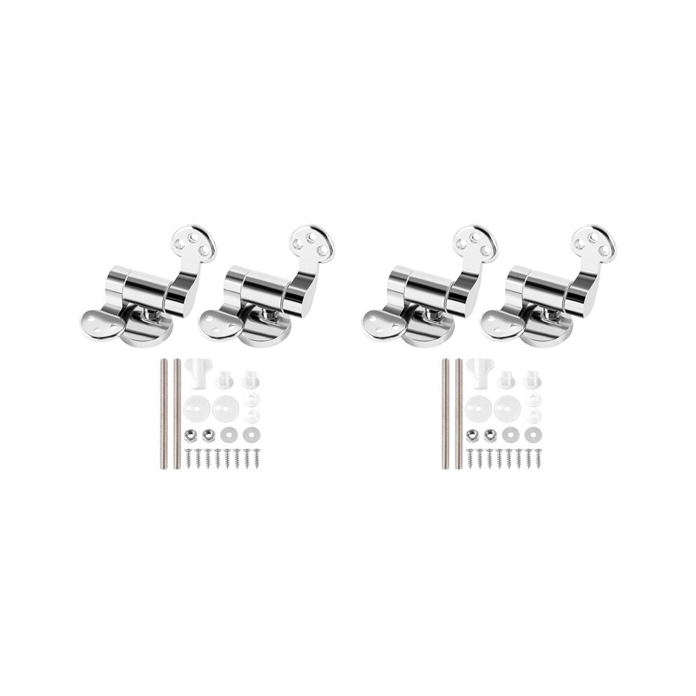 Toilet Hinge 2Pair Replacement Stainless Steel Hinges For All Toilet Cover Lid Soft Close Toilet Fittings 6033952766582