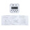 8X  12V Digitale LCD Power Programmierbare Timer Zeitschaltrelais 16A Ampere 8