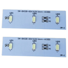 2 Stück Kühlschrank-LED-Licht für Gefrierschrankteile ZBE2350HCA Lichtleiste SW-BX02B Ersatz-LED-Streifenleiste
