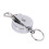 9 Pcs Stainless Silver Retractable Key Chain  Keyring Heavy Duty Steel 3