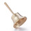 Homelavie Small Solid Brass Hand Call Bell for Dinner Teacher Handbell (M) 1