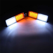 8Pcs 12V 30 LED Car Truck Bull Bar Light Bullbar Front Bumper Light Front Indicator Park Lamp Signal Bulb Trailer