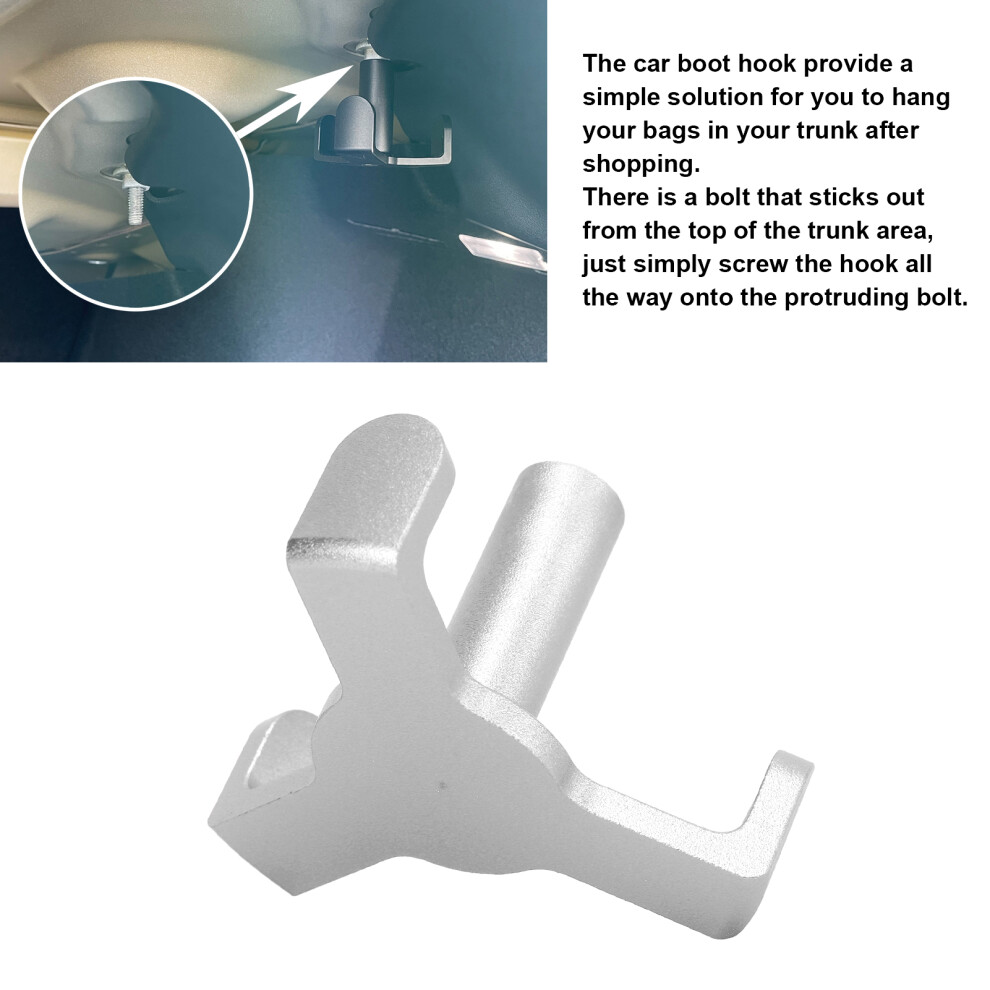 Boot Hook For Tesla Model 3 Silver 7055741889820