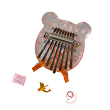 Portable Acrylic Kalimba Thumb Piano 8 Keys Finger Piano-2