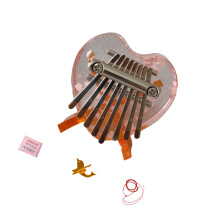 Portable Acrylic Pocket Thumb Piano 8 Key Thumb Piano Kalimba-1